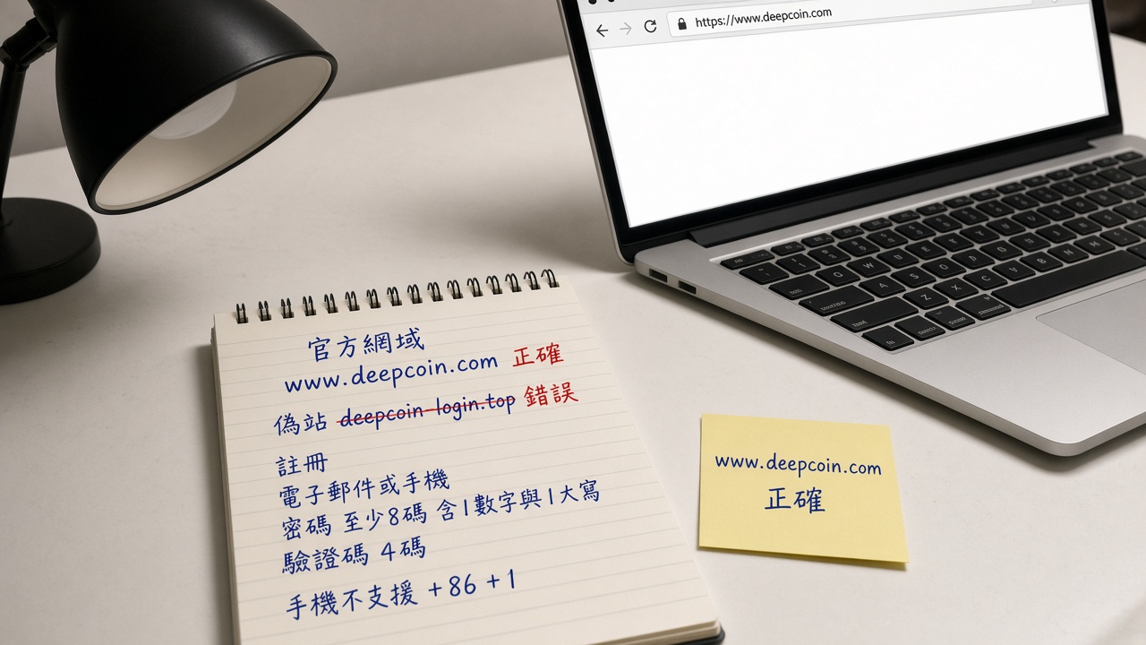 DeepCoin 註冊教學：帳號建立、KYC 與安全設定完整指南